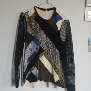 Tibi funky blouse
